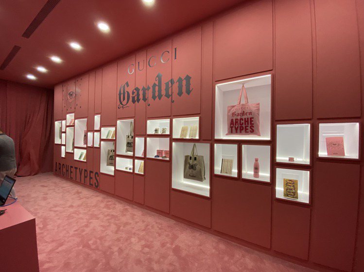《Gucci Garden Archetypes原典》特展禮品區。記者／吳曉涵攝影