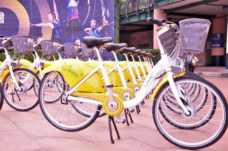微笑單車YouBike為公共租賃自行車。記者張哲郢／攝影