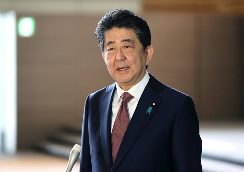 日本前首相安倍晉三。歐新社
