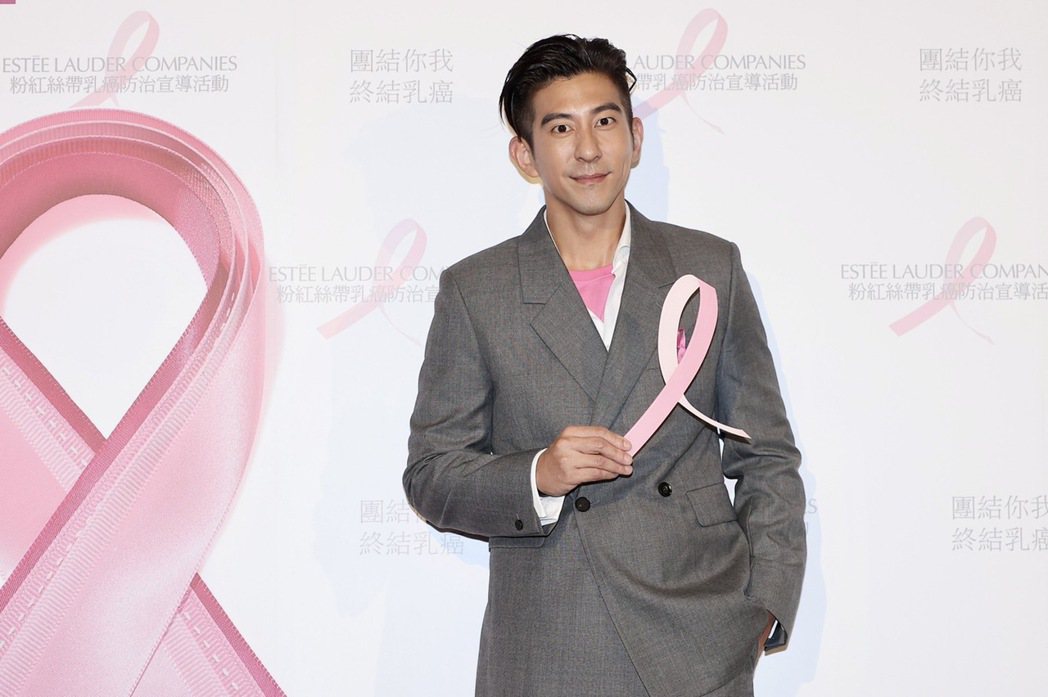 修杰楷擔任粉紅絲帶乳癌防治宣傳微電影「莉莉安的禮物」製作人。記者李政龍／攝影