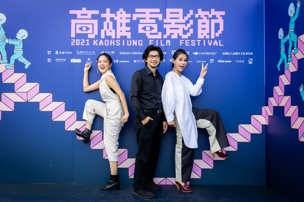 「永別」李想（左起）、導演歐崇安、楊閔。圖／高雄電影節提供