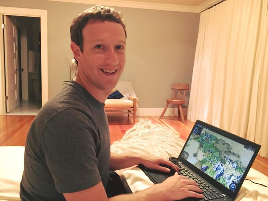 2016年《文明帝國6》上市，臉書創辦人祖克柏立即入手一套來玩，開心在FB上分享...