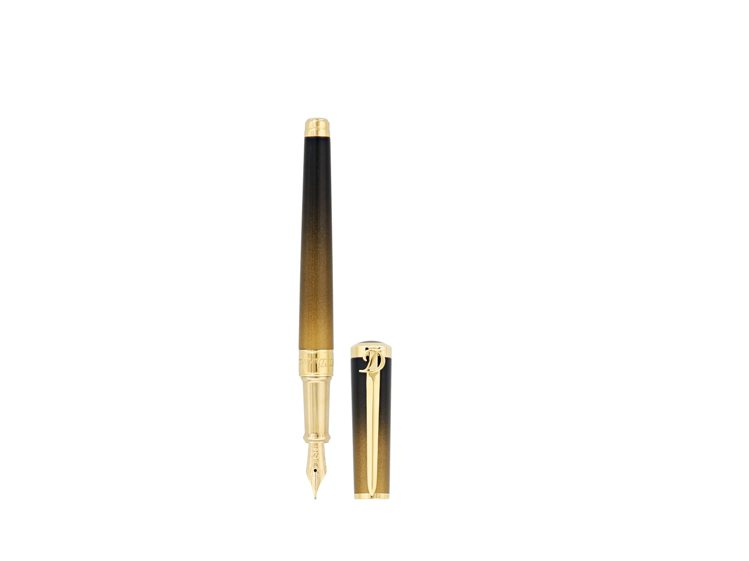 SWORD系列金銅色手工亮漆鋼筆，22,600元。圖／迪生提供