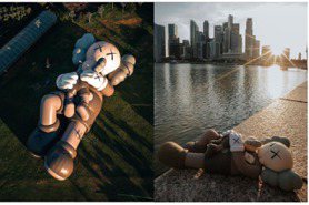 《KAWS：HOLIDAY》下一站發表！42公尺長的擁抱雕塑 11/13在新加坡濱海灣登場