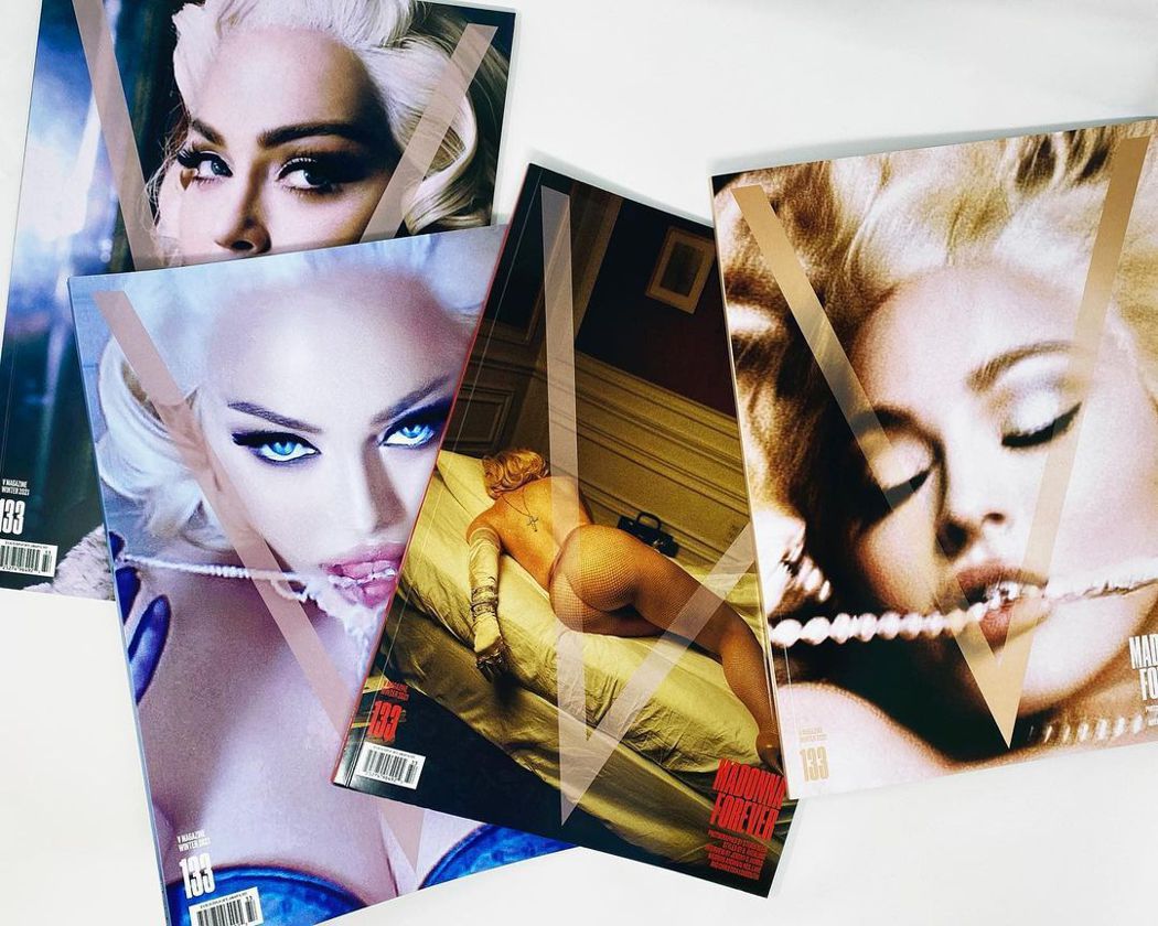 瑪丹娜為雜誌拍了一系列新照片，卻因主題不妥被網友熱烈批評。圖／摘自IG