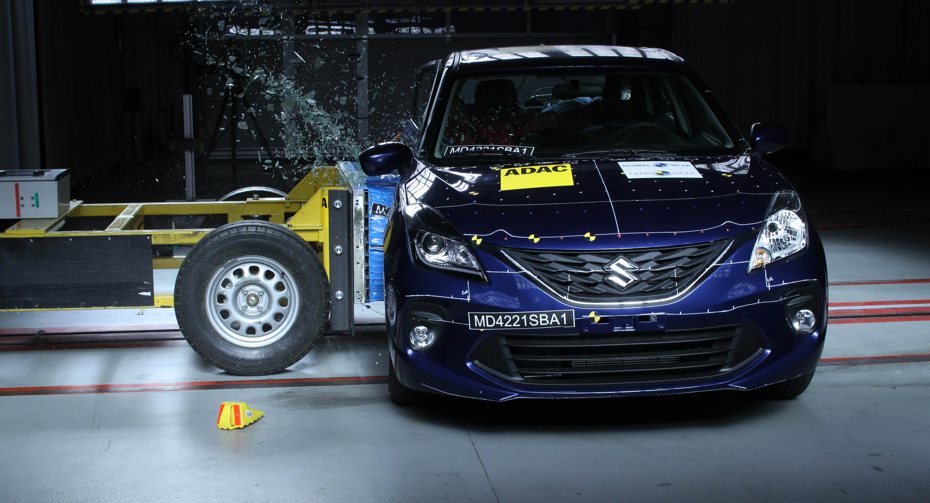 中南美洲的Suzuki Baleno在Latin NCAP撞擊測試中獲得0顆星。 摘自Latin NCAP