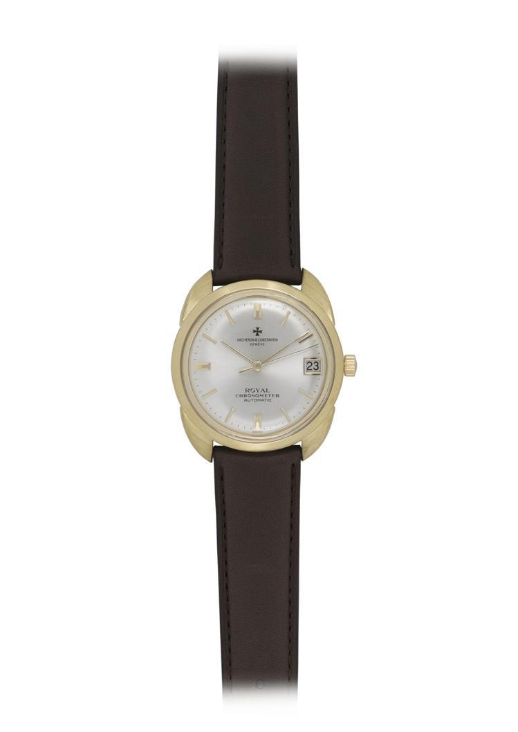 江詩丹頓18K黃金Royal Chronometer腕表、Model 6694（ref.12230），約80萬元。圖 / 江詩丹頓提供