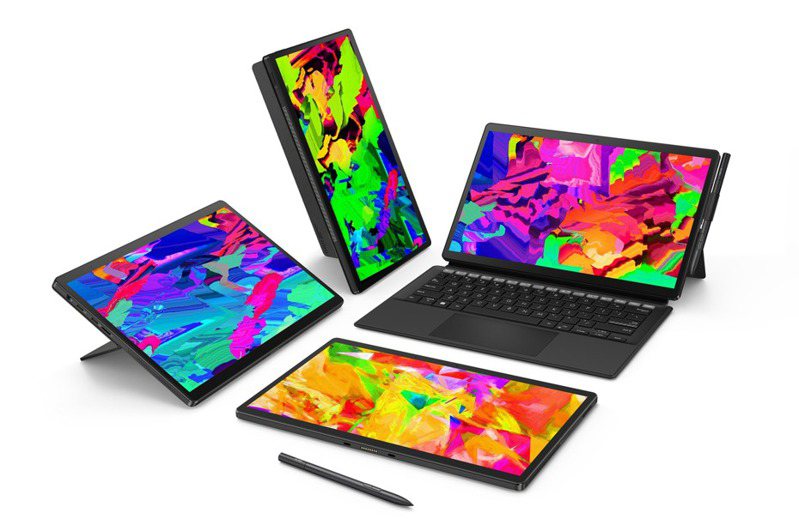 華碩發表全球首款13.3吋可拆式Windows 11 OLED平板電腦—ASUS Vivobook 13 Slate OLED。華碩/提供