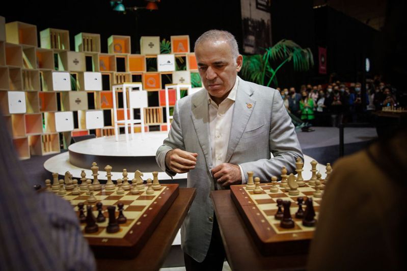 俄罗斯传奇西洋棋大师卡斯帕洛夫（Garry Kasparov）。 法新社(photo:UDN)