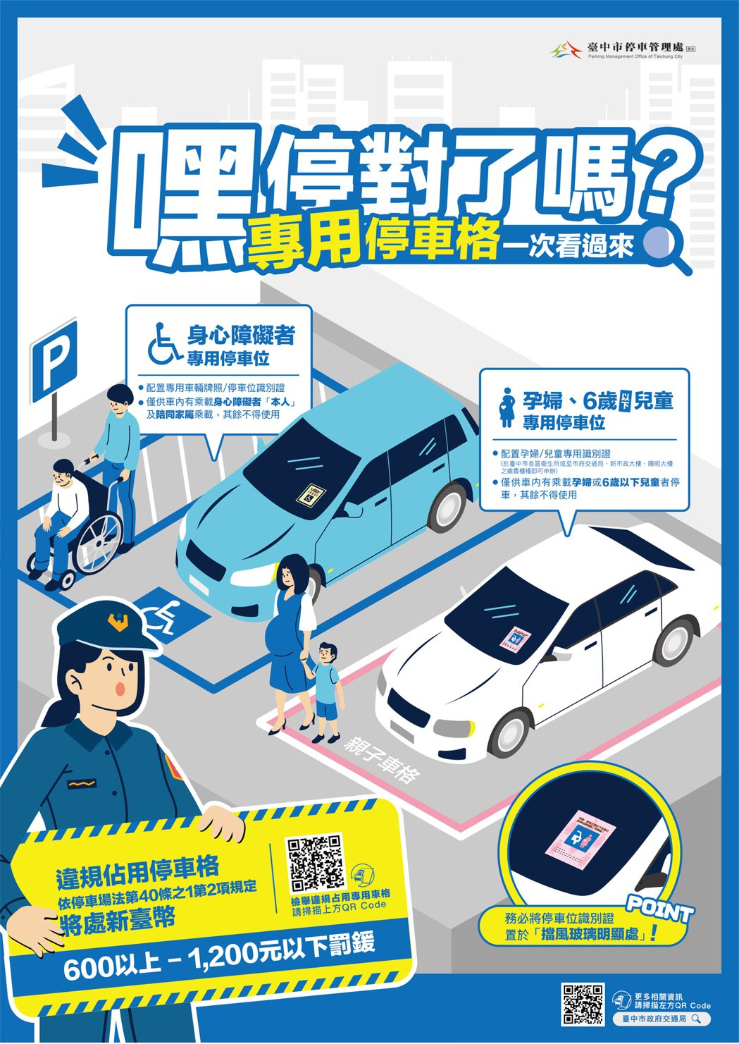 台中市交通局積極在公有停車場增設智慧化停車設備，今年3月先試辦，民眾反應良好，1...