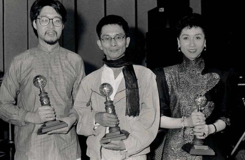 傑出表演藝術獎三位得獎人，左起賴聲川、林懷民、郭小莊。本報資料照
