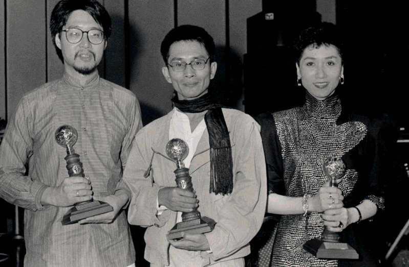 傑出表演藝術獎三位得獎人，左起賴聲川、林懷民、郭小莊。本報資料照