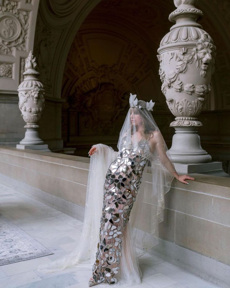 Ivy Getty的婚禮有時尚雜誌貼身採訪。圖／摘自instagram