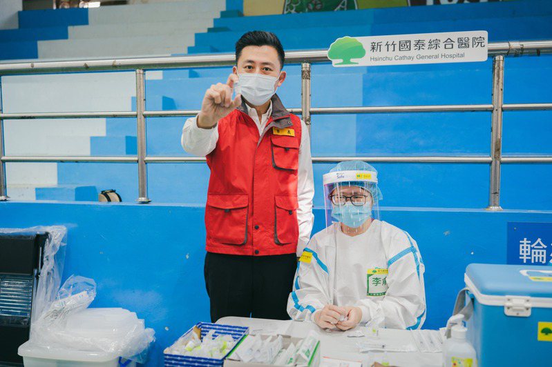 竹市第一劑疫苗涵蓋率至今達89.4%，共40萬4403人完成接種，為全國排名第一
