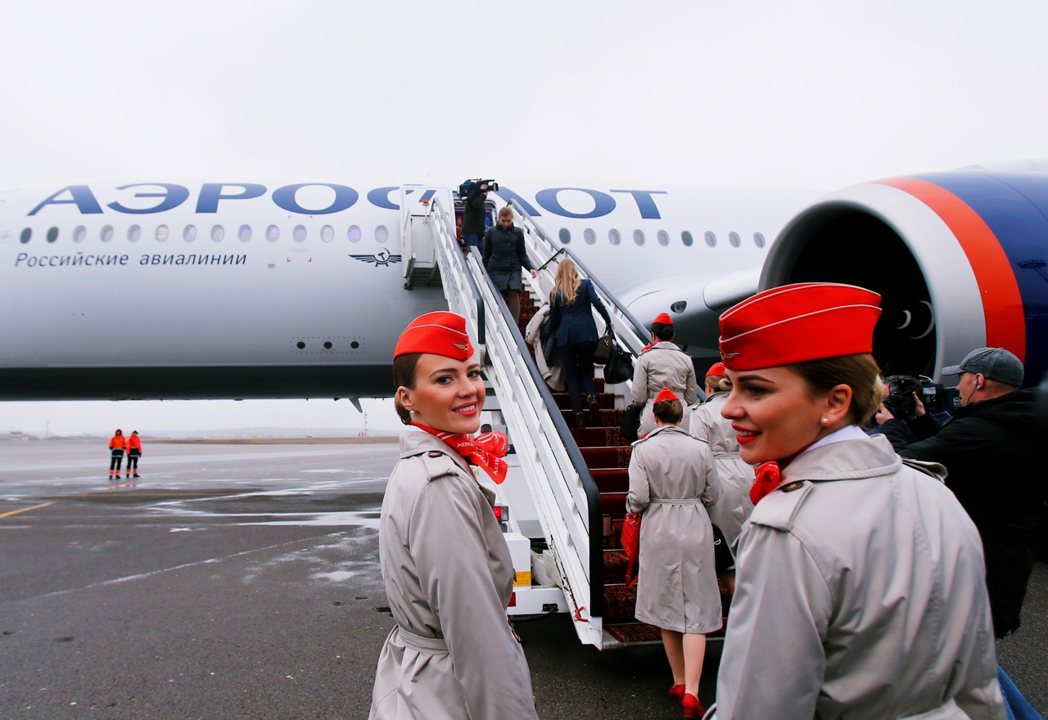 俄羅斯航空（Aeroflot）也是這次被歐盟直接點名的「人蛇航空」之一。 圖...