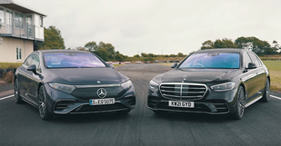 影／Mercedes-Benz EQS電動房車上賽道！單圈會比S-Class快嗎？