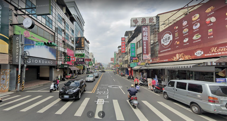 埔里街景。取自google