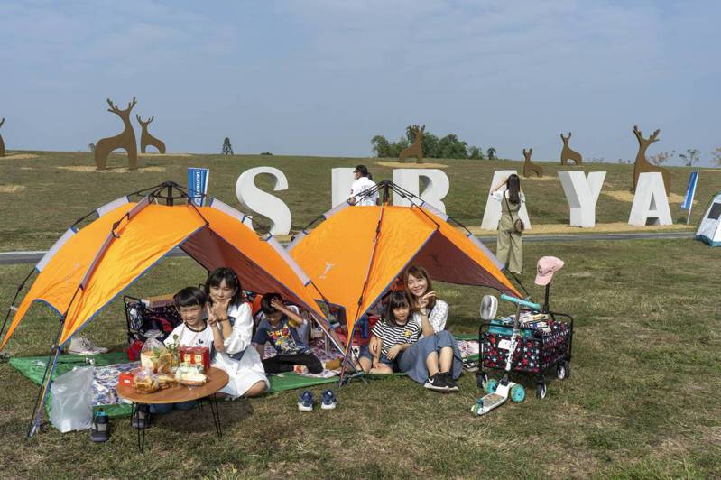 西拉雅風管處官田遊客中心野餐活動。圖／西拉雅風管處提供