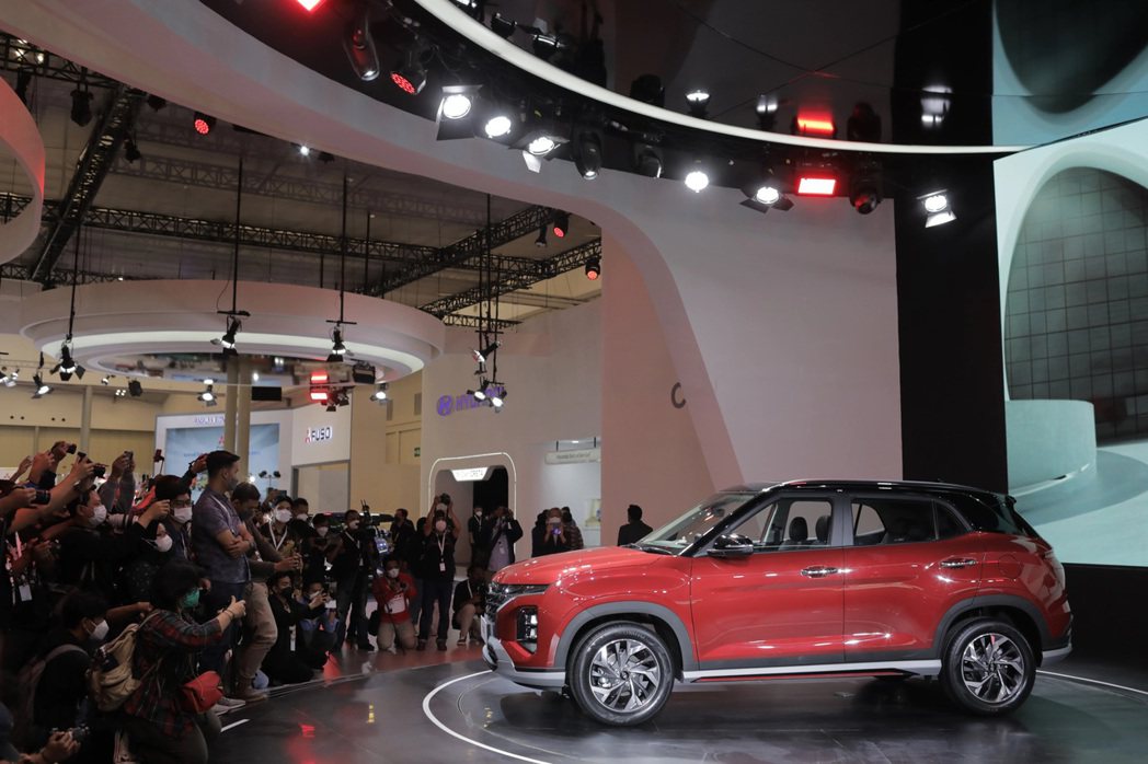 小改款Hyundai Creta日前在2021印尼國際車展中正式發表。 摘自Hy...