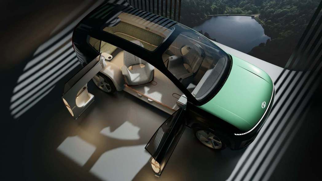Hyundai SEVEN Concept展現了品牌對於電動車空間的另類想法。 ...