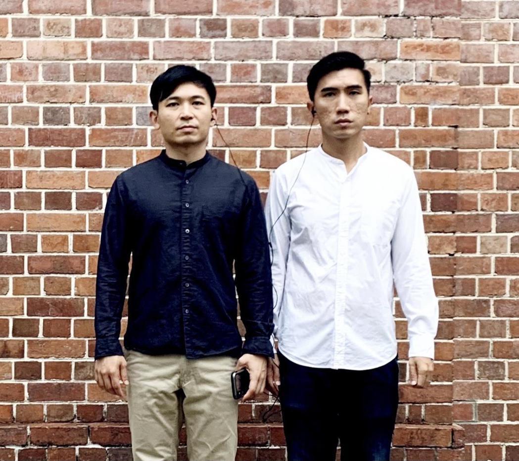 林偉強（左）與馮啟勝組成的QQ兄弟，以新歌「偏執」為LGBT族群發聲。圖／希格斯