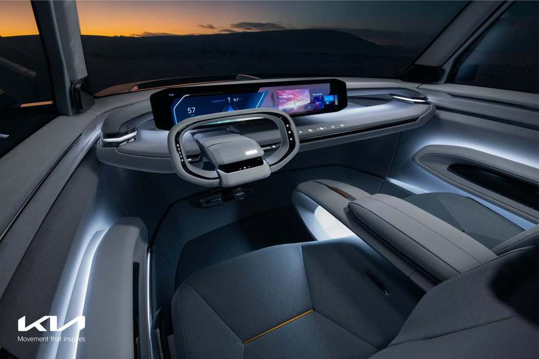 Kia Concept EV9車室。 摘自Kia