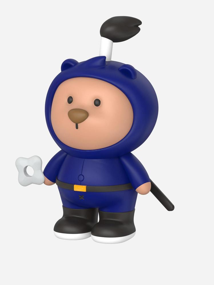 Gap將品牌吉祥物「布萊納小熊」打造成公仔系列，只送不賣。圖／Gap提供