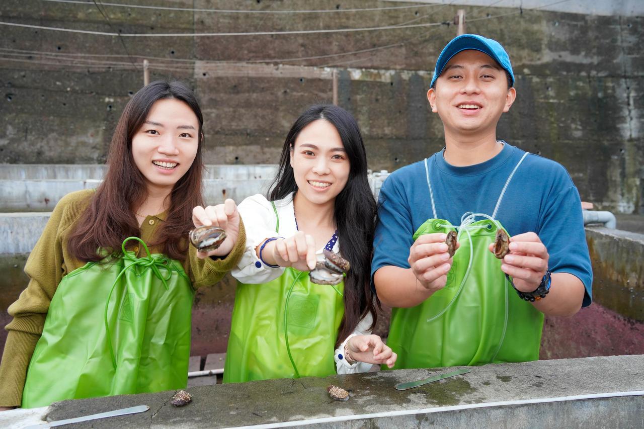 貢寮鮑以純淨海水搭配天然海藻飼養，口感鮮甜Q彈。 圖／新北市漁業處提供