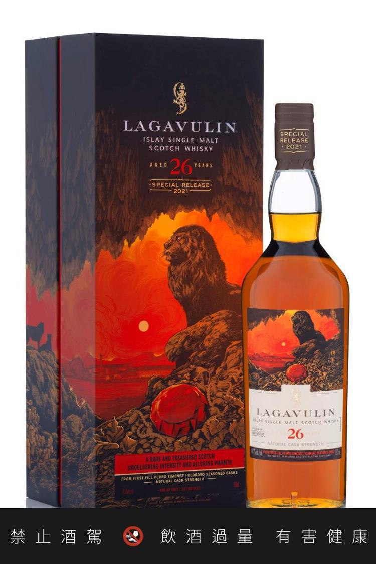 Lagavulin 26年猛獅瑰寶，蒸餾年份1994年，酒精濃度44.2% AB...