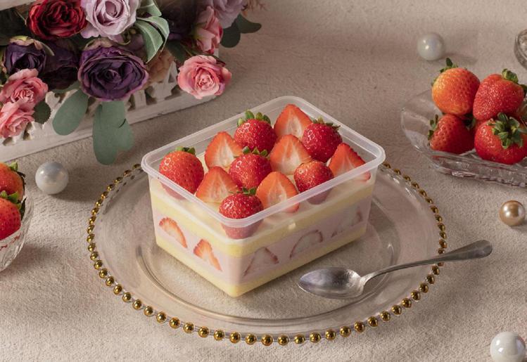 BAC新推出的「鮮草莓奶油起司盒」，每盒450元。圖／BAC提供