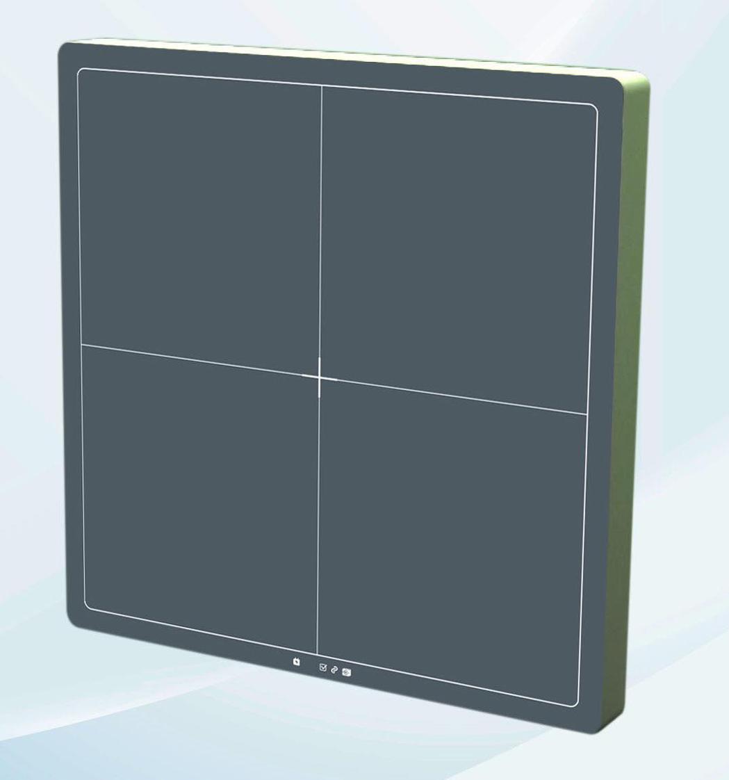 睿生領先業界首次展出動態X光數位平板感測器，搭配IGZO 先進面板技術及高速讀取...