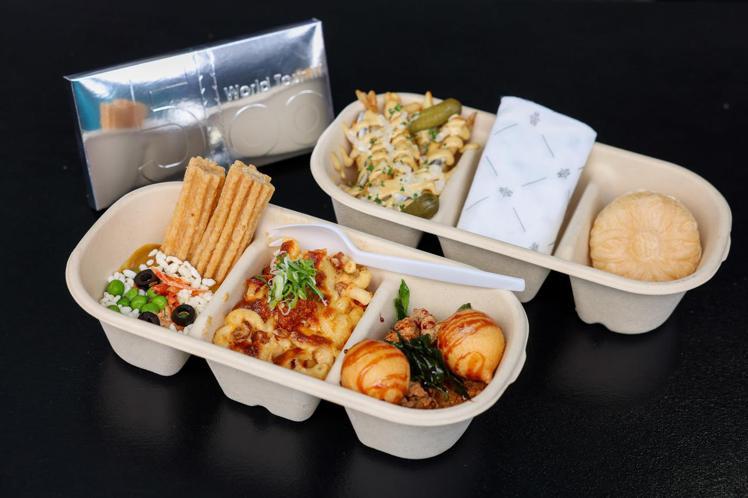 兩個餐盒環遊五國，是國際名廚江振誠為500趴所特製。圖／500趴採訪團隊攝影