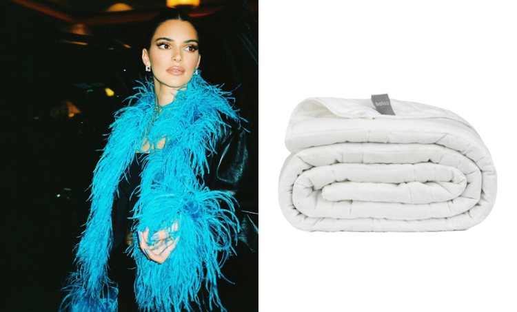 圖／微新聞提供 Kendall Jenner挑選了失眠者必備的加厚棉被。source:instagram@kendalljenner、poosh