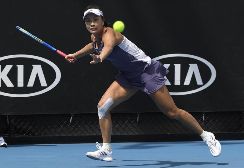 中國女網球星彭帥現在是否安全，受到全球關注。 美聯社