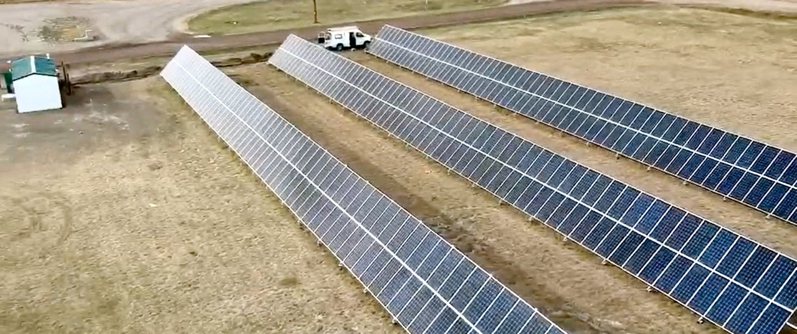 圖為禾邁股份在加拿大的一處太陽能發電項目。（取自禾邁股份官網）
