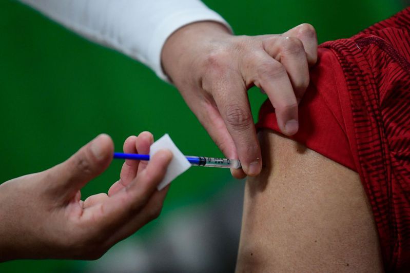 疫苗接种示意图。法新社(photo:UDN)