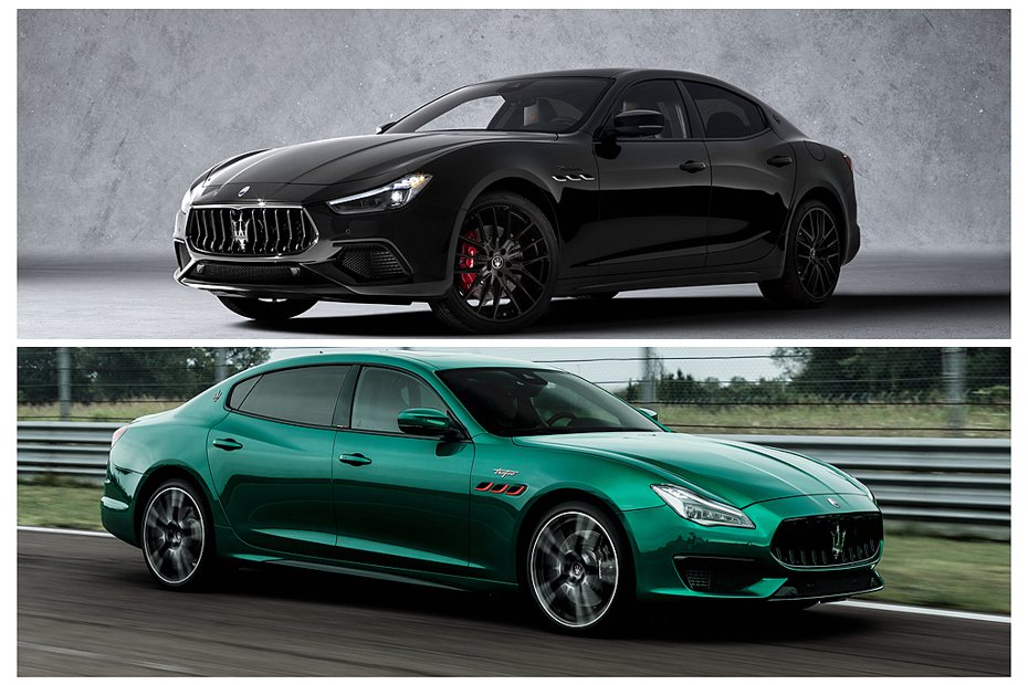 2022年式Maserati Ghibli／Quattroporte劃分GT、Modena（僅Ghibli）與Trofeo全新車型，透過更加個性鮮明的不同產品屬性設定，滿足品味買家多樣化的購車需求。 圖／臺灣蒙地拿提供