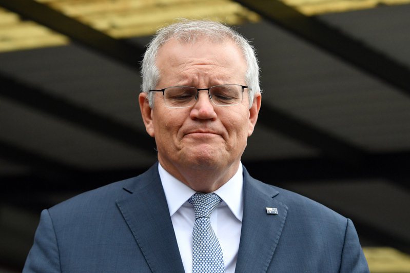 图为澳洲总理莫里森。 欧新社(photo:UDN)