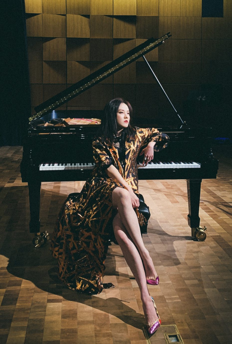 美女鋼琴師陳若玗鮭魚返鄉，國際巡展首站獻家鄉台中。圖／Sony Music提供