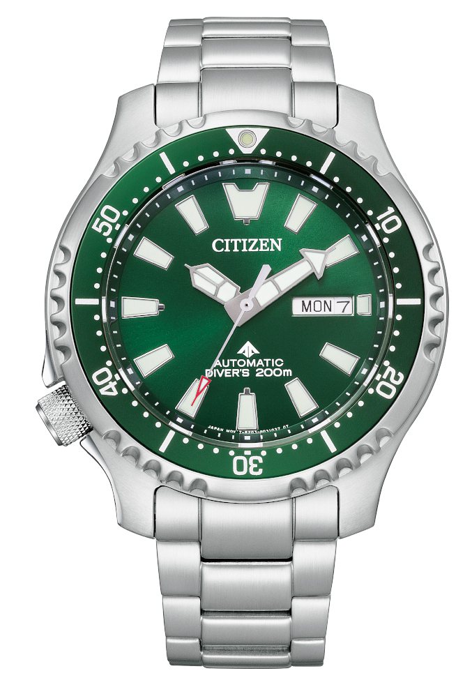 CITIZEN PROMASTER系列亞洲限定NY0131-81X腕表，精鋼表殼、表鍊，17,800元。圖／CITIZEN提供
