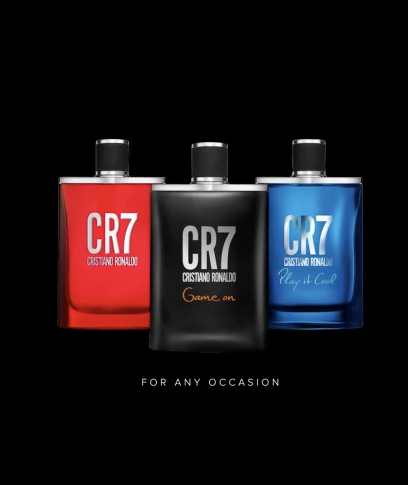 C羅品牌CR7全新推出三款香水。圖／摘自IG