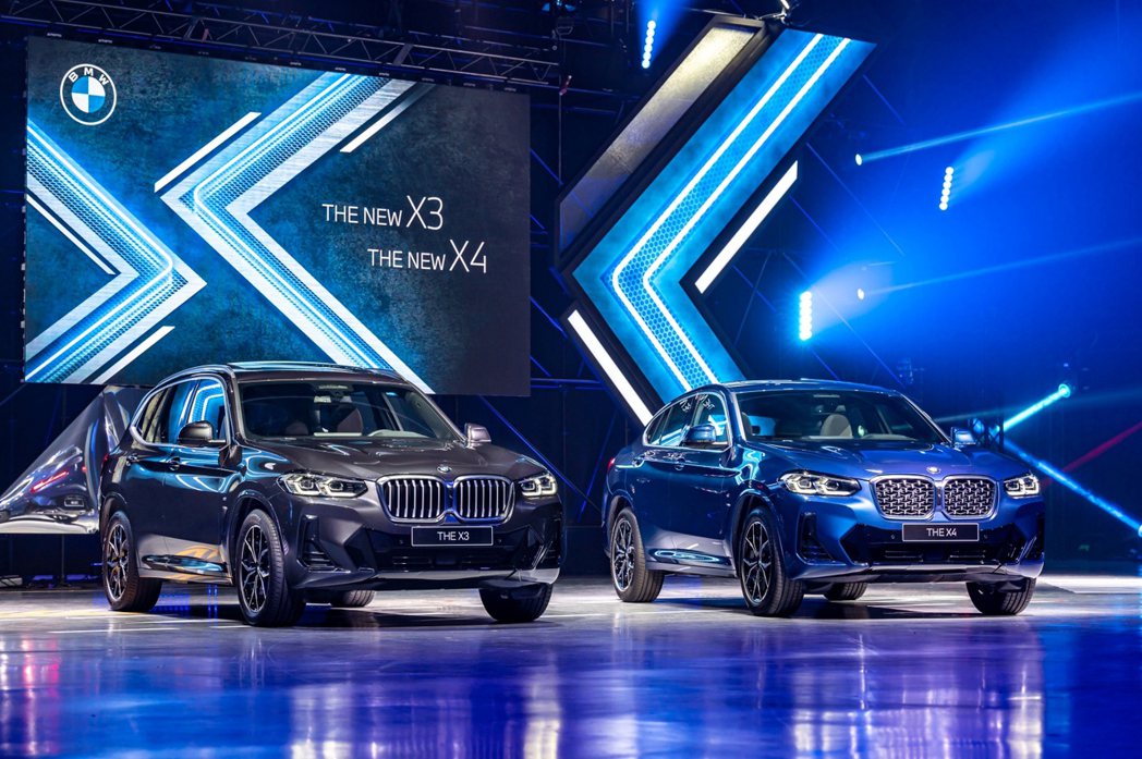 全新BMW X3與X4。 圖／汎德提供