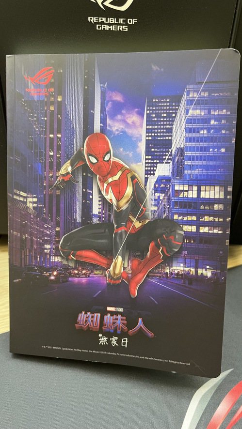 《蜘蛛人：無家日》封面聯名筆記本