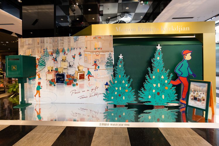 MFK打造出好拍且可愛的耶誕市集。圖／MFK提供