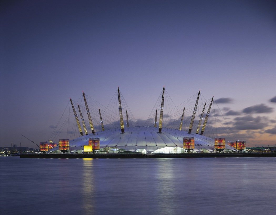 理查羅傑斯設計的倫敦千禧巨蛋。圖/北美館提供