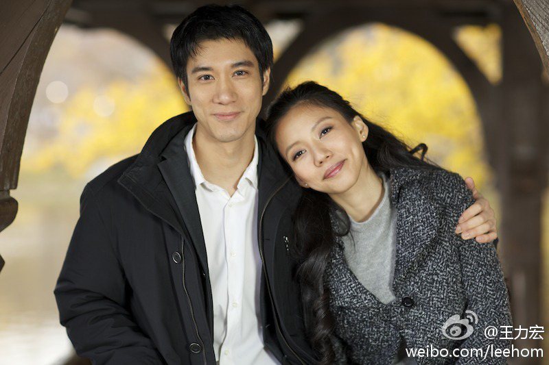 王力宏(左)和李靚蕾情已逝。圖／摘自微博