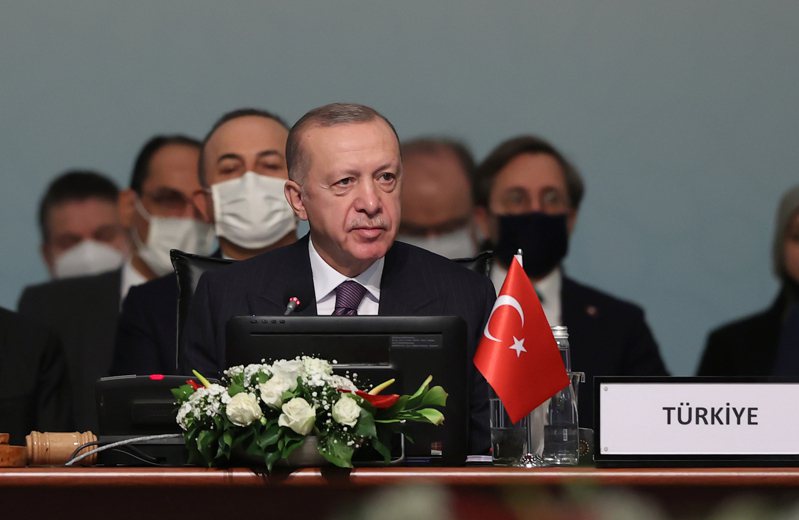 土耳其总统艾尔段主导积极宽松货币政策，里拉惨跌、通膨破21%。 新华社(photo:UDN)