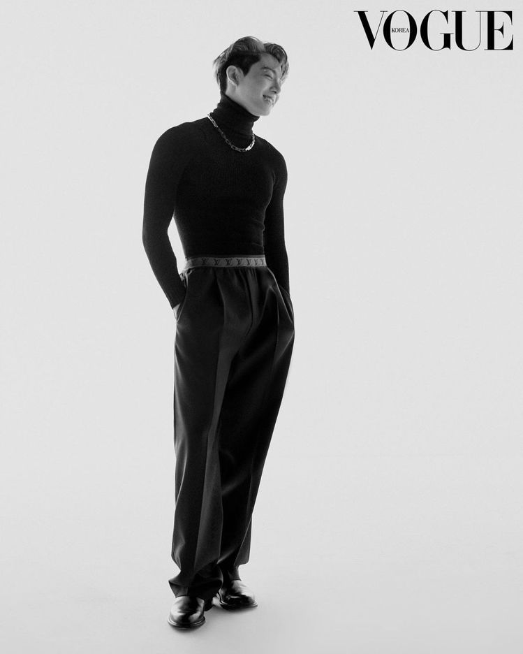 Jung Kook拍攝韓國版《VOGUE》。圖／取自IG @voguekorea