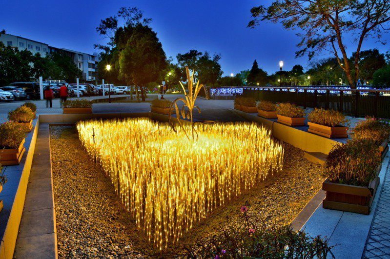 金色葫蘆墩本月24日耶誕夜驚艷登場。圖／台中市政府觀光旅遊局提供