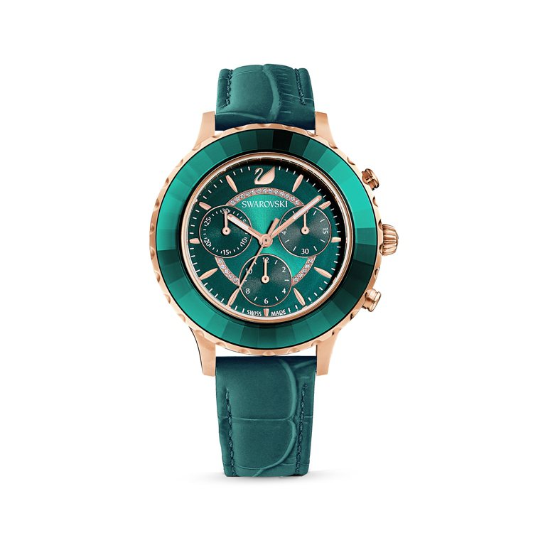 施華洛世奇Octea Lux Chrono腕表，15,900元。圖／施華洛世奇提供